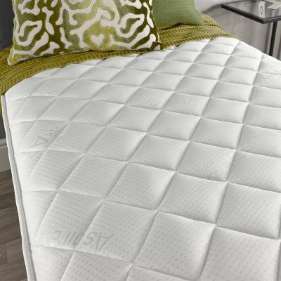 The Range Aspire Double Comfort Eco Foam Free Mattress, Size King - White border and white top panel