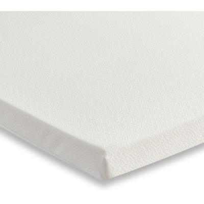 The Range Starlight Beds Pisa fabric Memory foam Mattress topper with removable zip cover - White / 5cm / King