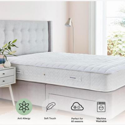 The Range Mattress Topper Thick Deep Anti Allergy Luxury Soft Hotel Quality - White / King