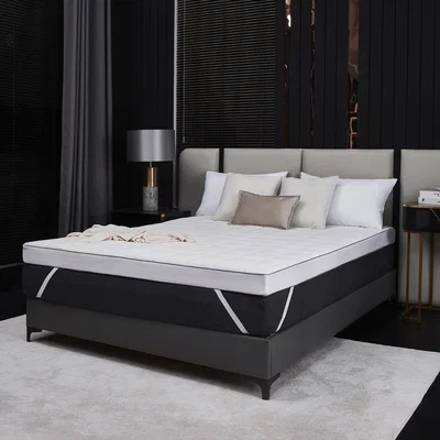 The Range Ultra Comfort Latex Foam Mattress Topper - White / King / 25.6kg