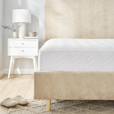 The Range Memory Foam and Spring Deluxe Hybrid Mattress - White / King