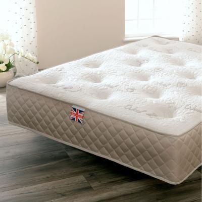 The Range Pocket Springs, Memory Foam and Wool Mattress - White / King