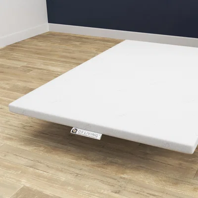 The Range Comfort 7.5cm Thick Memory Foam Mattress Topper  - White / King