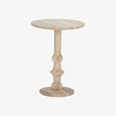 Barker and Stonehouse Positano Garden Lamp Table, Aged Teak