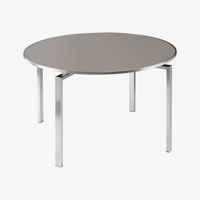 Barker and Stonehouse Barlow Tyrie Mercury Table 120x120x74cm, Round, Pink | W120cm | Barker & Stonehouse
