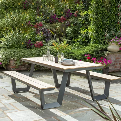 Cuckooland Wembley Picnic Table  - Grey