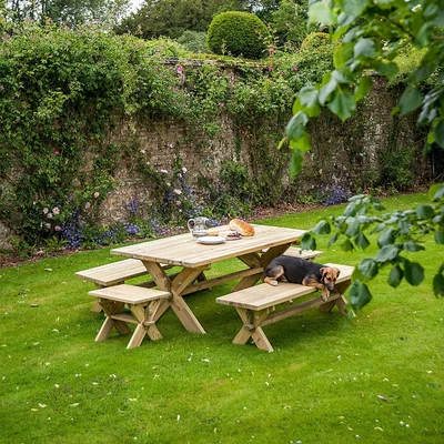Cuckooland Alexander Rose Farmers Dining Table