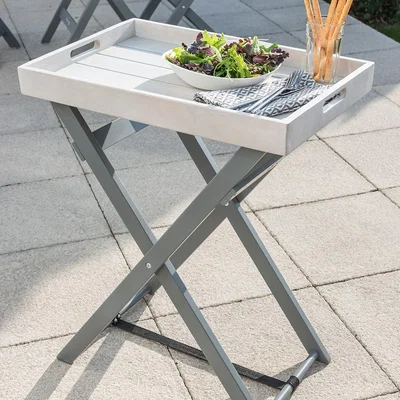 Cuckooland Grigio Garden Butler Table