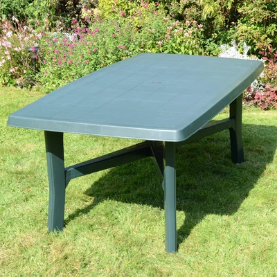 Dunelm Trapani 6 Seater Table Green Green