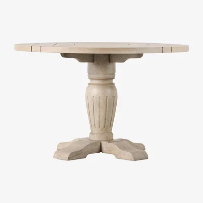 Dunelm Grasse Round Dining Table Natural