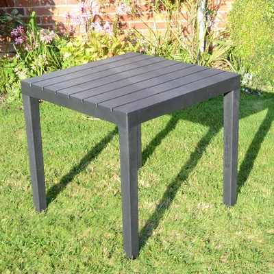 Dunelm Trabella Roma Square Table Grey