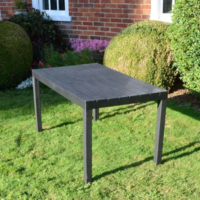 Dunelm Trabella Roma Rectangular Table Grey