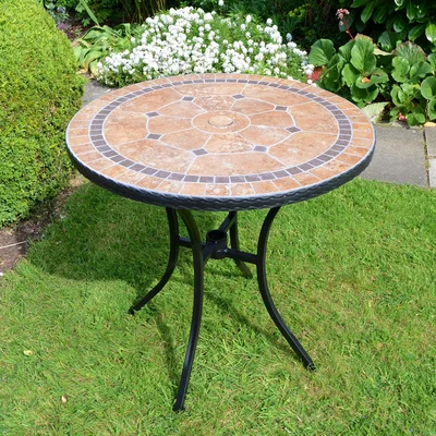 Dunelm Richmond Bistro Table Brown