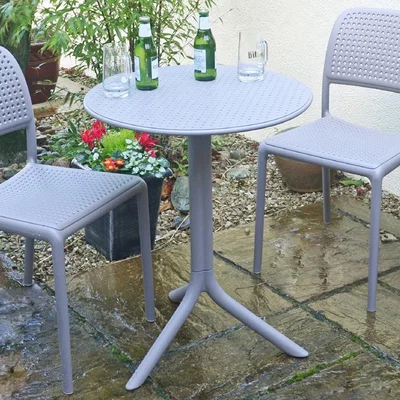 Dunelm Dove Grey Garden Table
