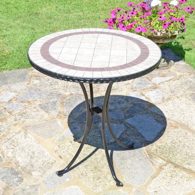 Dunelm Henderson 71cm Bistro Table Brown