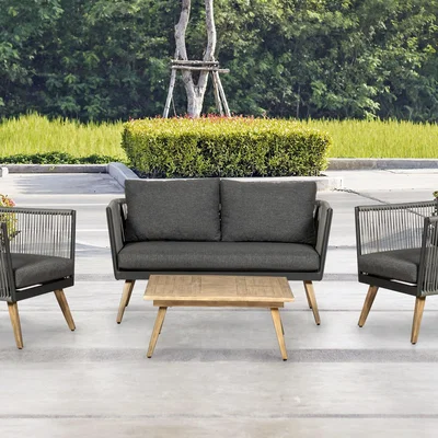 Dunelm Milan 4 Seater Deluxe Conversation Set