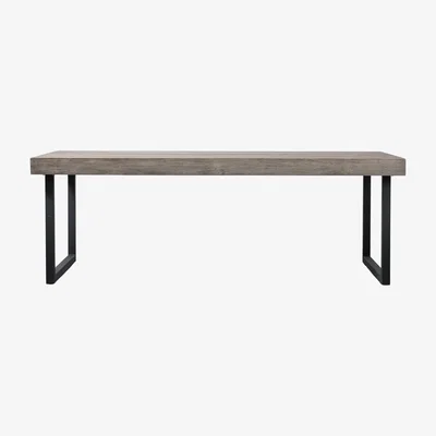 Dunelm Lyon Rectangle Dining Table Natural