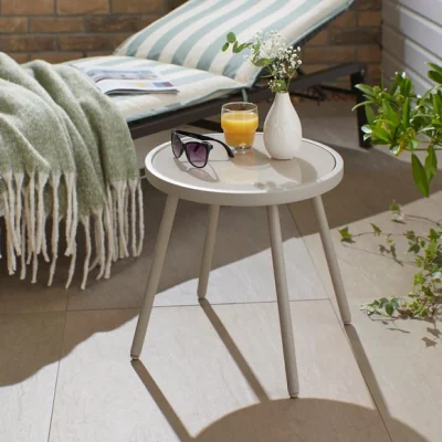 Dunelm Small Glass Bistro Table