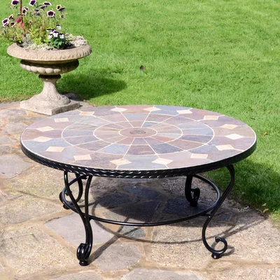 Dunelm Glendale 91cm Coffee Table Brown
