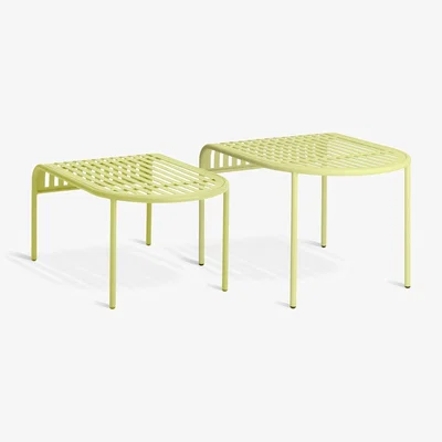 Habitat Habitat 60 Lucinda Metal Nesting Garden Tables - Yellow