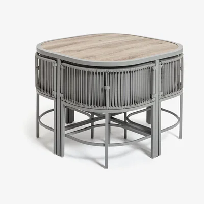 Habitat Habitat Nordic Spring Compact 4 Seater Patio Set - Grey