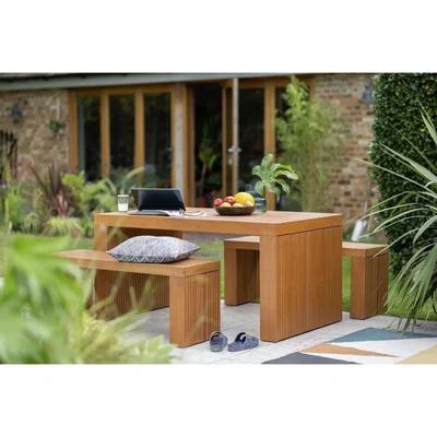Habitat Habitat Samoa 4 Seater Eucalyptus Garden Patio Set-  Wood