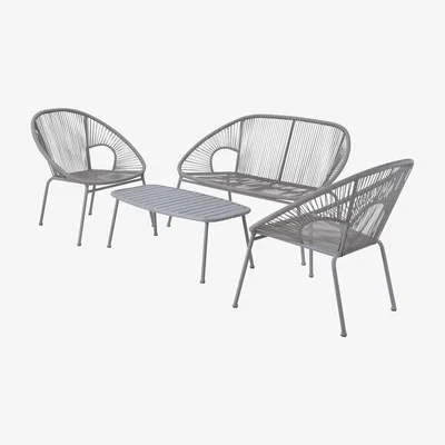 Habitat Habitat Nordic Spring 4 Seater Bistro Set
