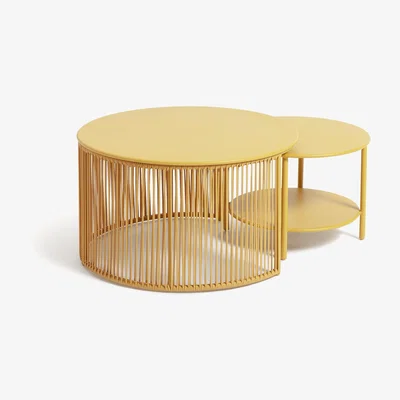 Habitat Habitat Ipanema 2 Coffee Tables - Yellow