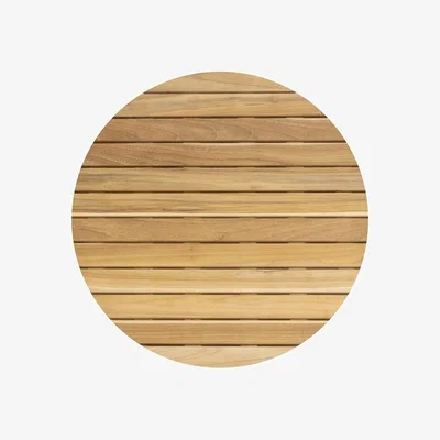 Heal's 4 Seasons Outdoor Verdi Side Table 45cm Teak