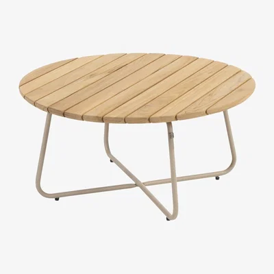 Heal's 4 Seasons Outdoor Verdi Coffee Table 73cm Teak