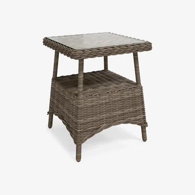 John Lewis John Lewis & Partners Rye Square Garden Side Table, Natural