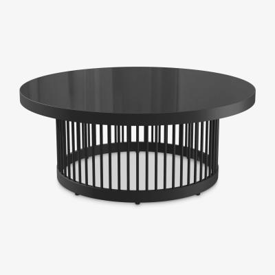 John Lewis John Lewis & Partners Chunky Weave Round Garden Coffee Table, Grey