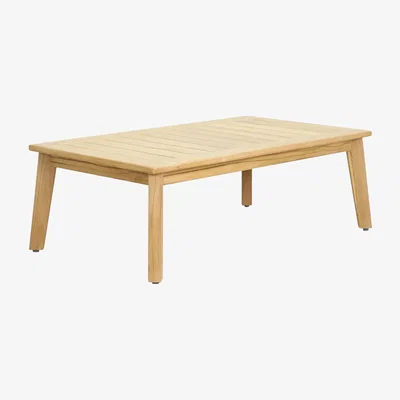 John Lewis KETTLER Durban Rectangular Garden Coffee Table, 120cm, FSC-Certified (Teak Wood), Natural