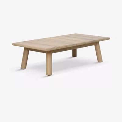 John Lewis KETTLER Denver Rectangular Garden Coffee Table, FSC-Certified (Acacia Wood), Natural