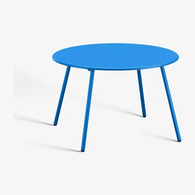 John Lewis John Lewis ANYDAY Brights Round Metal Garden Coffee Table, 70cm