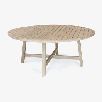 John Lewis KETTLER Cora 8 Seat Round Garden Dining Table, FSC-Certified (Acacia Wood), Natural