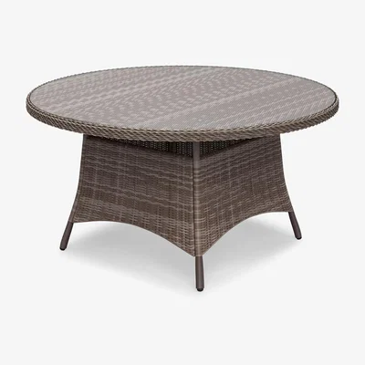 John Lewis John Lewis Rye 6-Seater Round Garden Dining Table, Natural