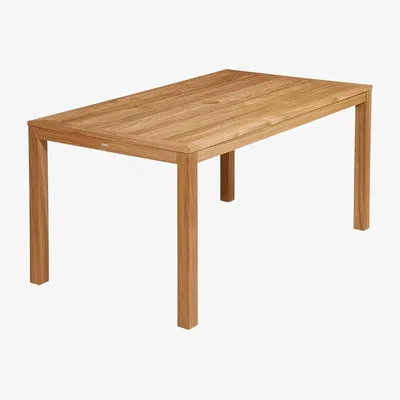 John Lewis Barlow Tyrie Linear Rectanglar Wooden Garden Dining Table, 150cm, Teak