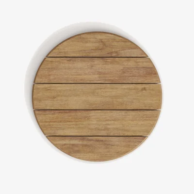 Kave Home Saura round table top made of acacia wood in a natural finish, Ø70 cm FSC 100%