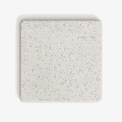 Kave Home Saura Square Outdoor Table Top in White Terrazzo 70 x 70 cm
