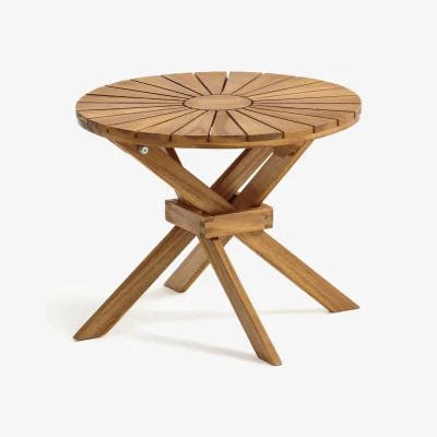 La Redoute Jakta Round Acacia Garden Table