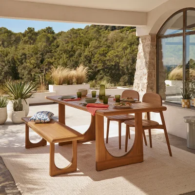 La Redoute Douve 6 To 8-Seater Garden Table in Solid Acacia