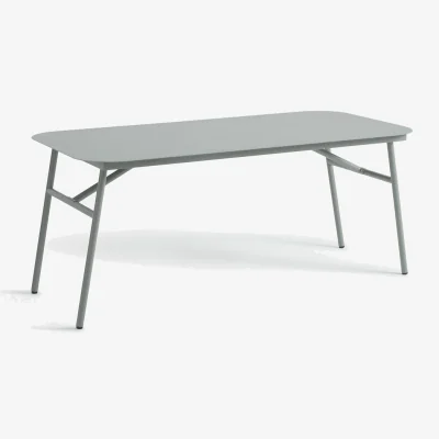 La Redoute Hanso Foldable Garden Table in Steel