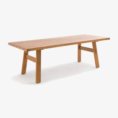 La Redoute Ripli Solid Acacia Folding 6-8 Seater Garden Table