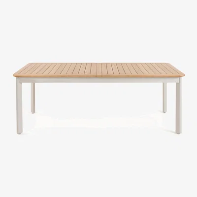 La Redoute Isabbo Teak & Aluminium Extendable Garden Table (Seats 8-12)