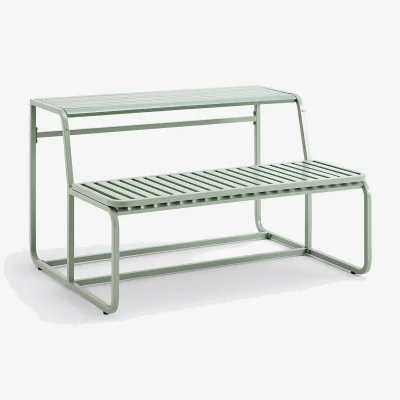 La Redoute Talia Garden Table Bench in Steel