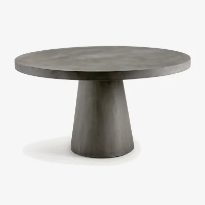 La Redoute Round Garden Table in Rockstone Argine