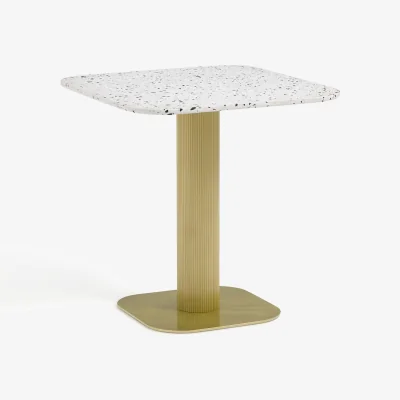 La Redoute Bistro Metal & Terrazzo Garden Table