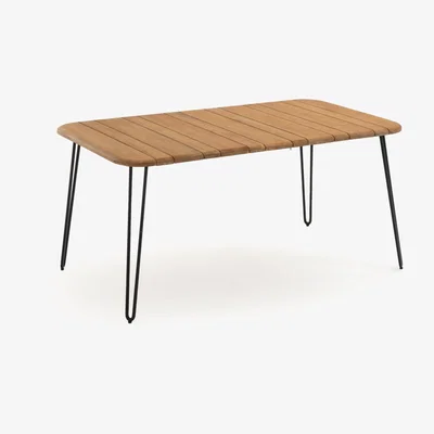 La Redoute Spritz Folding Acacia Table (Seats 6)
