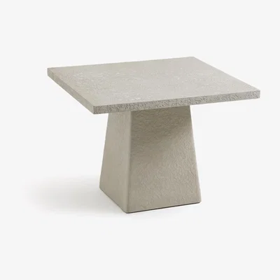 La Redoute Tehuano Square Rockstone Garden Table (Seats 4)